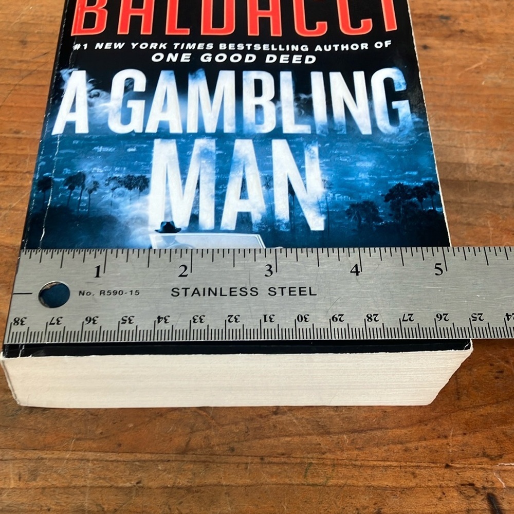 Book: A Gambling Man by David Baldacci - softcover - Picture 10 of 15